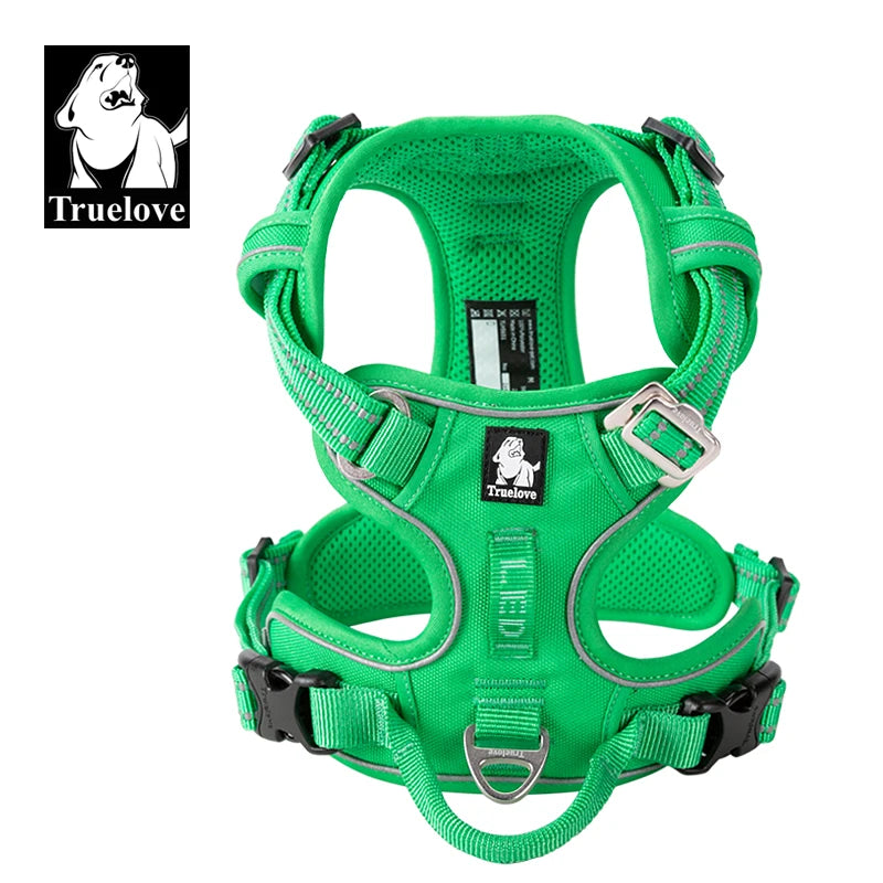 Truelove Pet harness Fashionable Nylon Durable Dog Harness Reflective Breathable Padded Training Vest Luxury Pet Accessories Quick Pick Grocers
