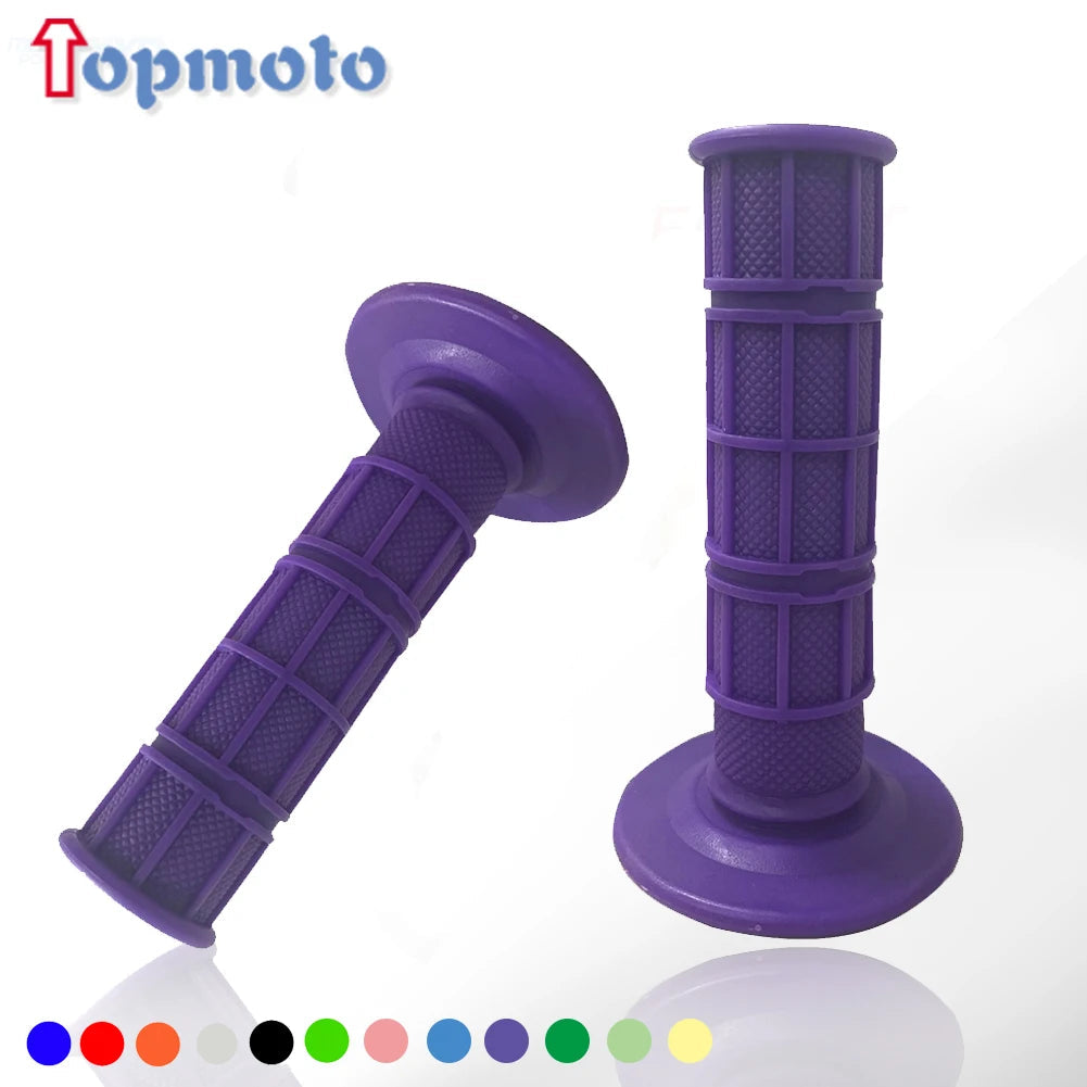 22mm 24mm Motorcycles Grip Dirt Bike Grips 7/8" Rubber Biker Scooter Handle Grip For Handlebar Mx Pillow Top Throttle 22mm Bar Quick Pick Grocers