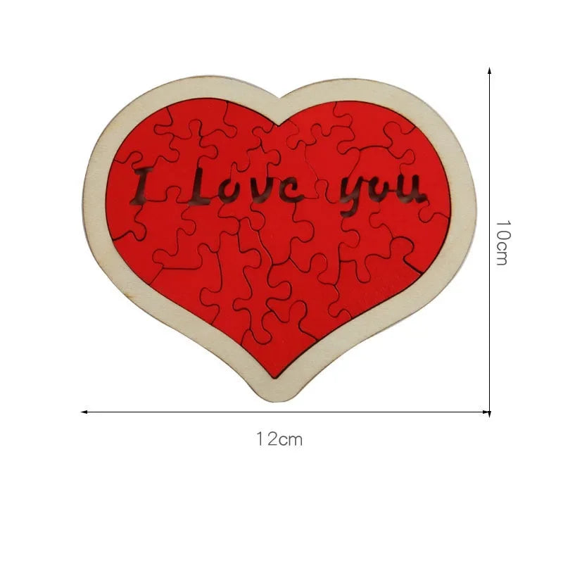 20 Reasons Why I Love You Puzzle Engraved Love Gift Home Decor Sentimental Gifts Personalized Mother's Day Valentine Day Gift Quick Pick Grocers