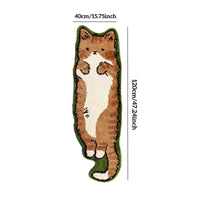 Non-Slip Long Floor Mat Fluffy Soft Bedroom Bedside Rugs Nordic Cartoon Carpet for Kids Room Bathroom Living Room Home Decor Quick Pick Grocers