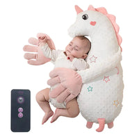 Baby Soothing Palm Automatic Palm Patting Stuffed Animal Sleep Soothers Adjustable Speed Remote Control Sleeping Buddy for Baby Purest Peak