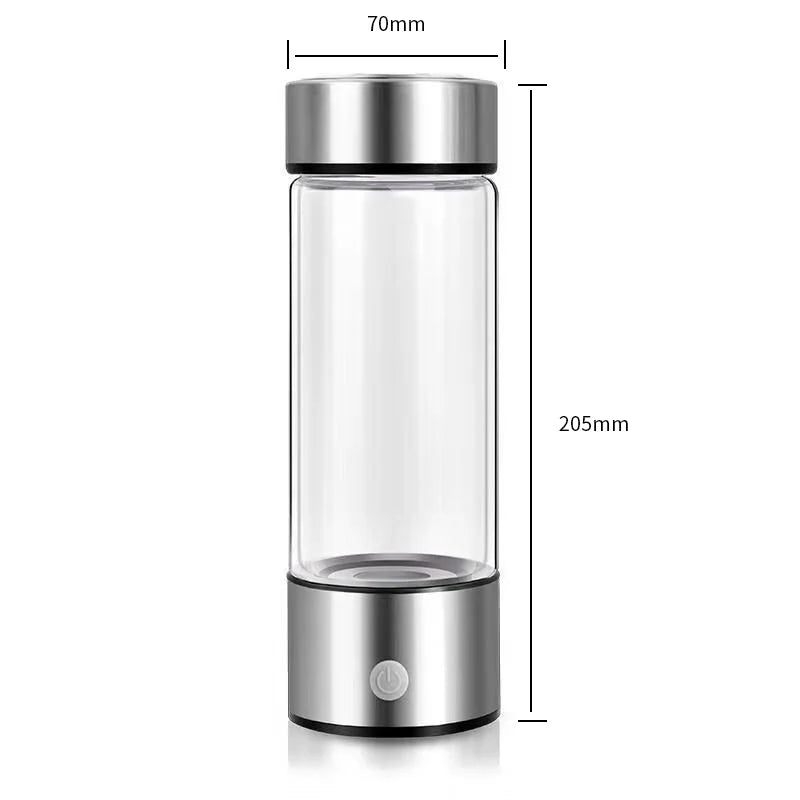 Hydrogen-Rich Water Cup Portable Electric Hydrogen Rich Water Generator Bottle Titanium Quality Filter Healthcare Water Cup USB Quick Pick Grocers