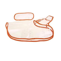 Pet Dog Puppy Transparent Rainwear Raincoat Pet Hooded Waterproof Jacket Clothes Soft PVC Small Dogs Raincoat Puppy Rain Poncho Econic Blanks