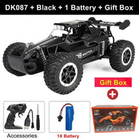 Remote Control Car RC Drift Racing 1:16 Vehicle Off Road Alloy 2.4G Radio High-Speed Trucks With LED Light Climbing Gift Kid Toy Econic Blanks