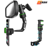 Rearview Mirror Phone Holder 360° Rotatable and Retractable Car Phone Mount Multifunctional Rear View Mirror Holder for All Car Quick Pick Grocers