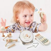 Musical Instruments Montessori Music Baby 0 12 Months Toys Drum Xylophone Kids Early Educational Wooden Instruments Baby Toys Purest Peak
