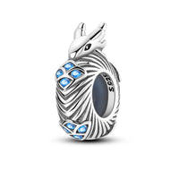 100% 925 Sterling Silver Rainbow Zircon Colorful Butterfly Dragon Shaped Silicone Stopper Charms Beads Fit DIY Bracelets Jewelry Econic Blanks