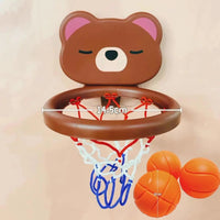 A Suit Of Children's Toy Mini Cute Little Bear Basketball Bathroom Bath Toys Shoot At The Basket Games In The Pool Quick Pick Grocers