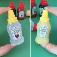 25ml Mini Condiment Bottle Camping Squeeze Bottles for Cookware Bbq Ketchup Oil Cruet Soy Sauce Kitchen Essentials Salads Tools Quick Pick Grocers
