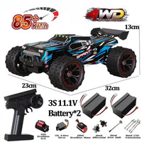 9522PRO 85KM/H High-speed RC Car Brushless Four-wheel Drive Off-road Drift 1:16 Professional Racing Car 9522 50KM/H Boy's Toy Econic Blanks