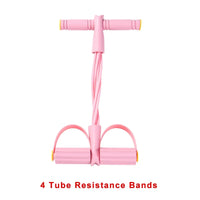 4-Level Resistance Band Tensioner with Non-Slip Handles - Home Fitness Equipment for Abdominal Muscle Training Yoga Abdominal Quick Pick Grocers