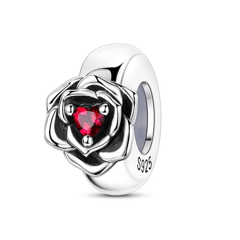 100% 925 Sterling Silver Rainbow Zircon Colorful Butterfly Dragon Shaped Silicone Stopper Charms Beads Fit DIY Bracelets Jewelry Econic Blanks