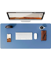 Large Mouse Pad,Office Desk Mat, Leather Desk Pad Protector, Non-Slip PU Leather Desk Blotter, Laptop Desk Pad Econic Blanks