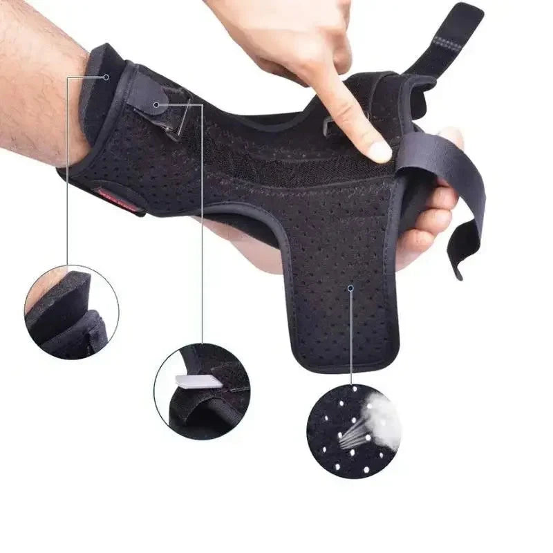 1PC Plantar Fasciitis Night Splint Adjustable Ankle Brace Foot Drop Brace for Plantar Fasciitis Arch Foot Pain Achilles banket Econic Blanks