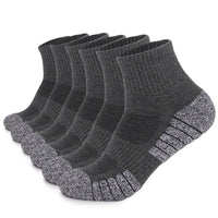 6 pairs Outdoor sports socks Thickened towel bottomed hiking socks Sweat-absorbing short tube sports running socks Men Socks Quick Pick Grocers