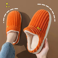 Shevalues Winter Men Slippers Short Plush Men Cotton Boots Indoor Fluffy House Fur Slippers Men Casual Soft Fur Furry Men Shoes Purest Peak