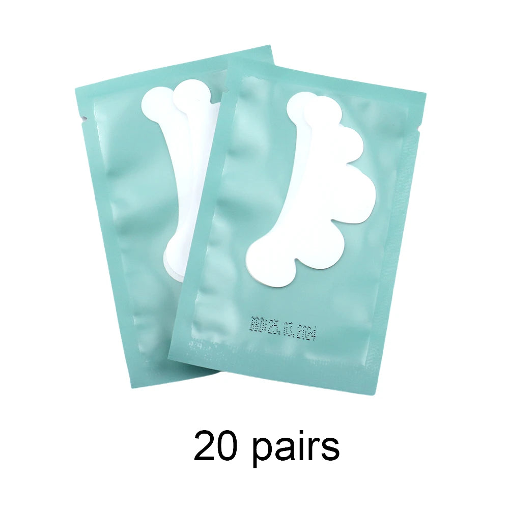 20/50Pairs Lash Extension Eye Stickers Hydrogel Patches Grafting Eyelashe Under Eye Pads Eyelashes Extension Lashes Tools Makeup Quick Pick Grocers