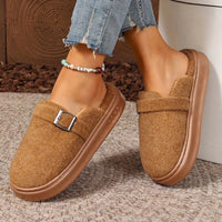 Winter Women's Slippers Home Plush Luxury Designer Woman Shoes Indoor Fluffy Fashion Platform Fuzzy Fur Slides Elegant Flat Soft Purest Peak
