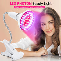 200 LEDs Infrared Light Therapy Lamp Skin Care Anti Aging 660nm 850nm Red Light Therapy for Full Body Facial Acne Treatment Spa Quick Pick Grocers