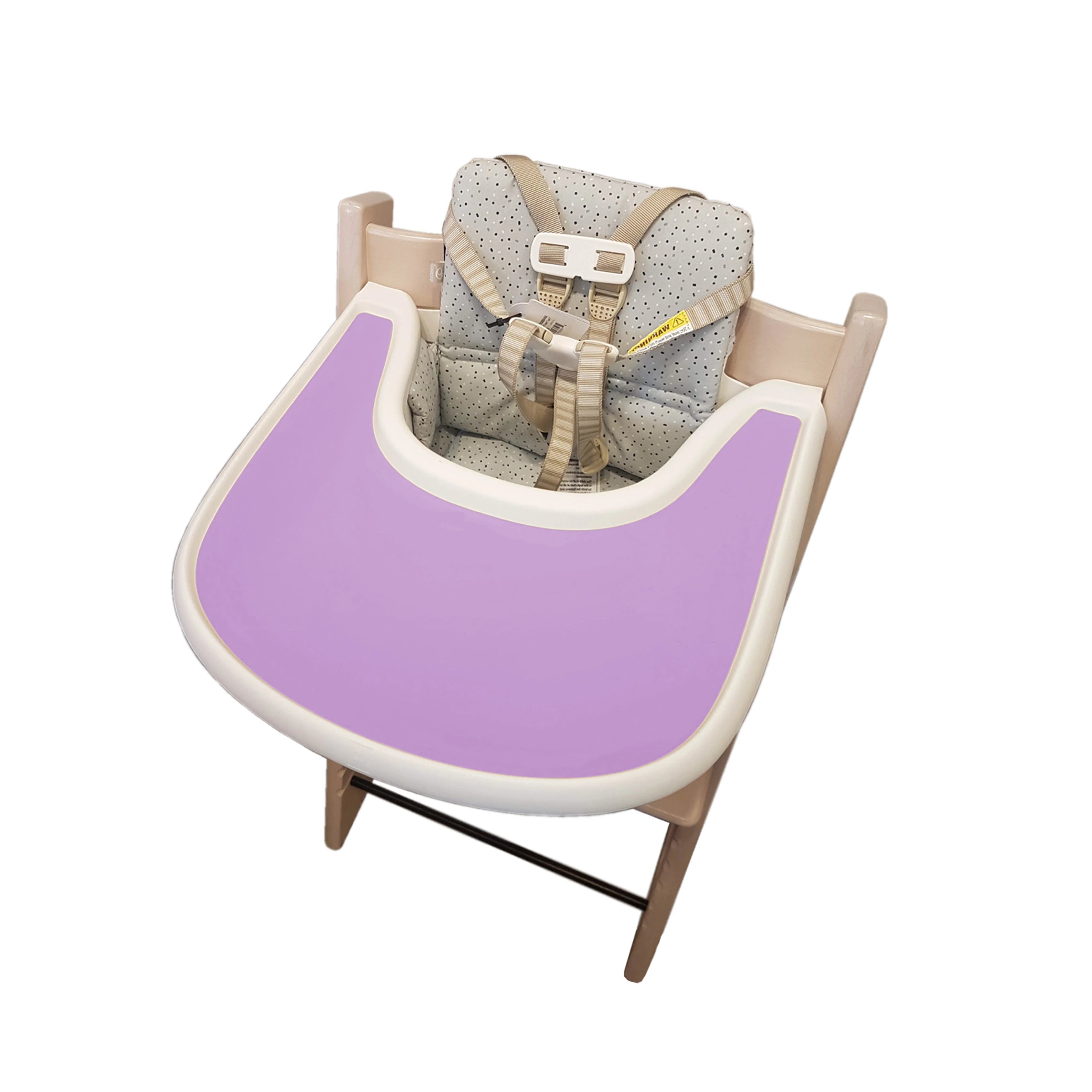 1pcs-Easy To Clean Trip Trap Placemat Silicone Baby Dining Feeding Mat Highchair Flat Tray Placemat For Baby Purest Peak