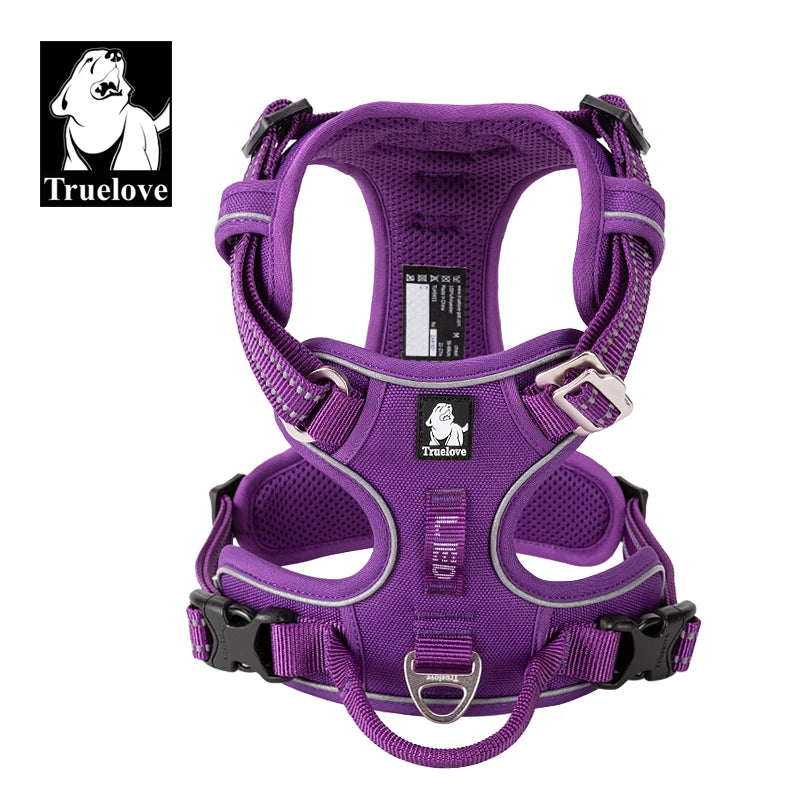 Truelove Pet harness Fashionable Nylon Durable Dog Harness Reflective Breathable Padded Training Vest Luxury Pet Accessories Quick Pick Grocers