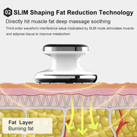 EMS & RF Radio Frequency Body Slimming Machine Fat Burner Slim Shaping Device LED Light Therapy Lose Weight Cellulite Massager Purest Peak