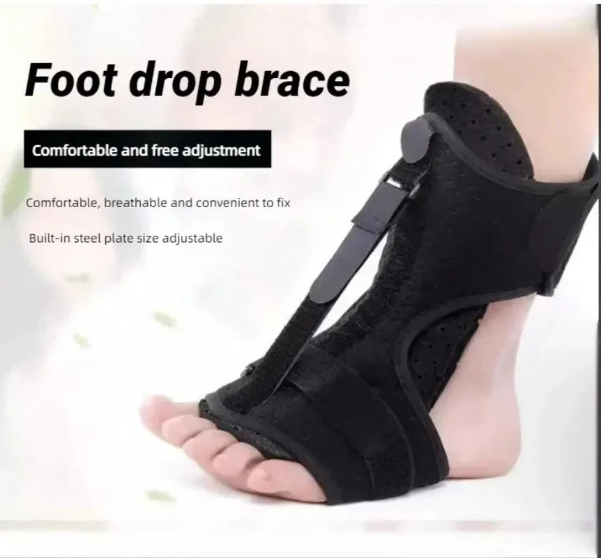 1PC Plantar Fasciitis Night Splint Adjustable Ankle Brace Foot Drop Brace for Plantar Fasciitis Arch Foot Pain Achilles banket Econic Blanks