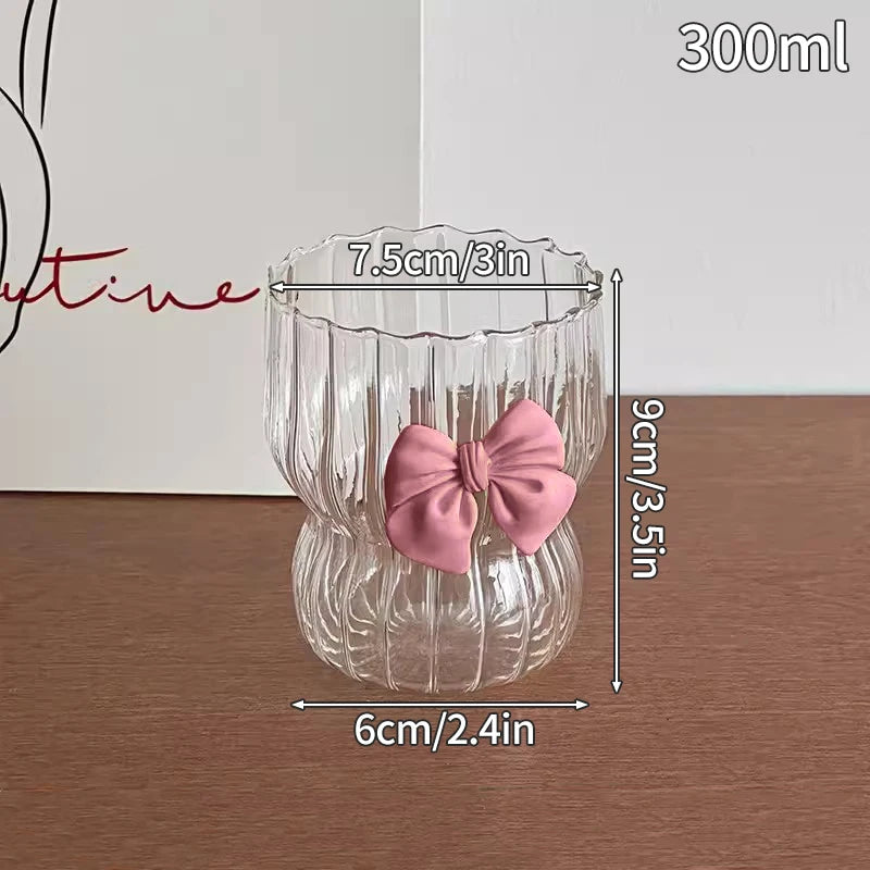 Glasses Cup Transparent Water Bottle Tumbler Whiskey Glass Drinkware Coffee Milk Juice Mug Cup Kitchen Accessory Stripe Cups 텀블러 Quick Pick Grocers