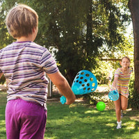 Children Sports Toys Toss & Catch Ball Sticky Balls Summer Outdoor Beach Toy Multiplayer Game Parent-child Interaction Gifts TMZ Quick Pick Grocers