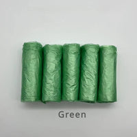 100PCS Mixed Color Thicken Disposable Garbage Bags Kitchen Storage Trash Can Liner Bags Protect Privacy Plastic Waste Bag Econic Blanks
