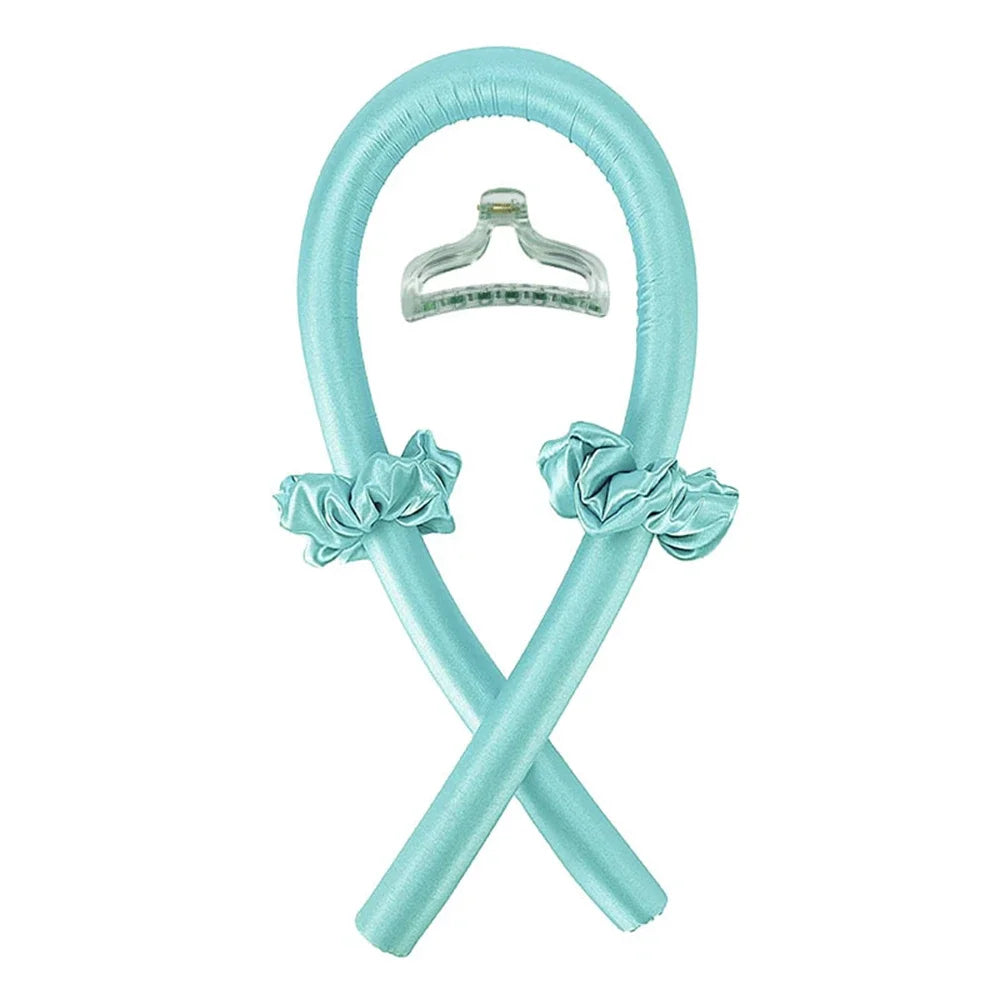 Heatless Curling Rod Headband No Heat Silk Curls Ribbon Hair Rollers Sleeping Soft Headband Lazy Hair Curlers Hair Styling Tools Quick Pick Grocers