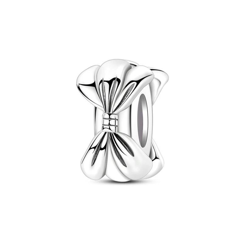 100% 925 Sterling Silver Rainbow Zircon Colorful Butterfly Dragon Shaped Silicone Stopper Charms Beads Fit DIY Bracelets Jewelry Econic Blanks