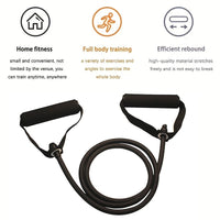 Resistance Bands With Handles, Exercise Bands, Workout Bands With Handles For Men Women, Strength Training Equipment At Home Econic Blanks