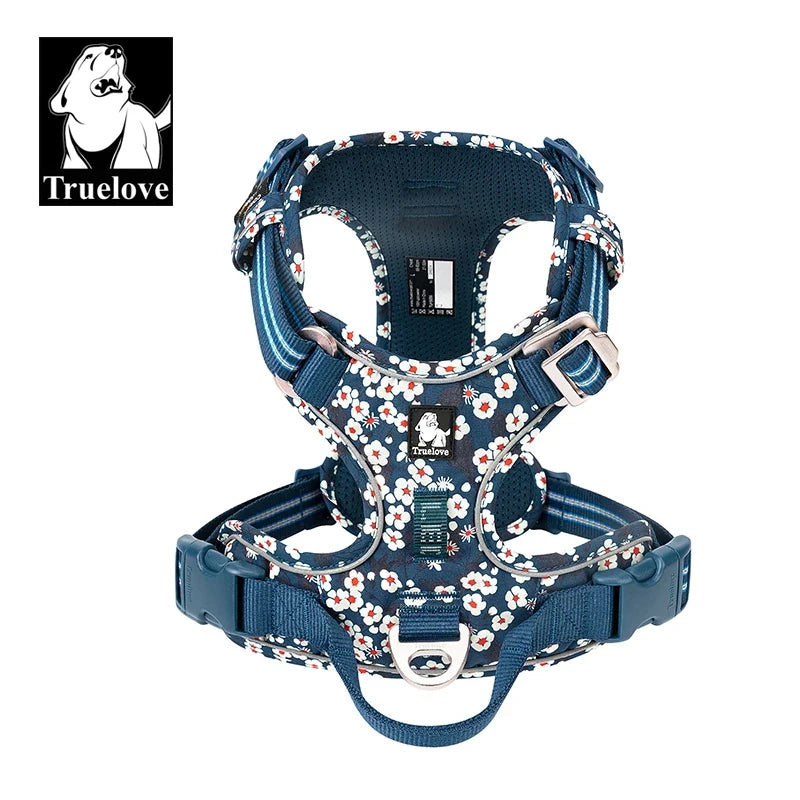 Truelove Pet harness Fashionable Nylon Durable Dog Harness Reflective Breathable Padded Training Vest Luxury Pet Accessories Quick Pick Grocers