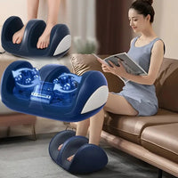 Extra Big Electric Foot Massager Hot Compress Shiatsu Kneading Leg Roller Kneading Calf Deep Relieve Fatigue Relaxation Muscle Purest Peak