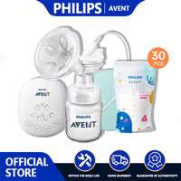 PHILIPS AVENT Portable Single Electric Breast Pump with Smart Massage & Petal Stimulation – Mimics Baby’s Natural Sucking Purest Peak