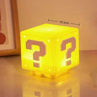 LED Question Mark Brick Night Light With Music USB Charging Desk Lamp Light Birthday X-mas Gifts Quick Pick Grocers