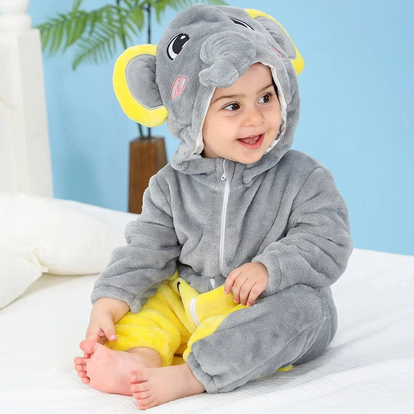 0 1 2 3 4 Years Kigurumi Pajamas for Toddler Baby Clothes Children Outfits Infant Dinosaur Unicorn Cat Robbit Cosplay Costumes Econic Blanks