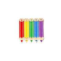 LGBT Flag Rainbow Heart Brooch Peace and Love Enamel Pins Clothes Bag Lapel Pin Gay Lesbian Pride Icon Badge Unisex Jewelry Gift Quick Pick Grocers