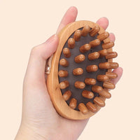 Body Anti Cellulite Brush Soothing Wooden Essential Oil Spa Air Cushion Massage Hair Comb Scalp Massage Brush Body Massager Quick Pick Grocers