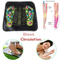 Foot Massage Mat Acupressure Relax Massage Pad Trigger Point Heath Therapy Relax Pain Stress Relief Reflexology Walk Stone Road Quick Pick Grocers