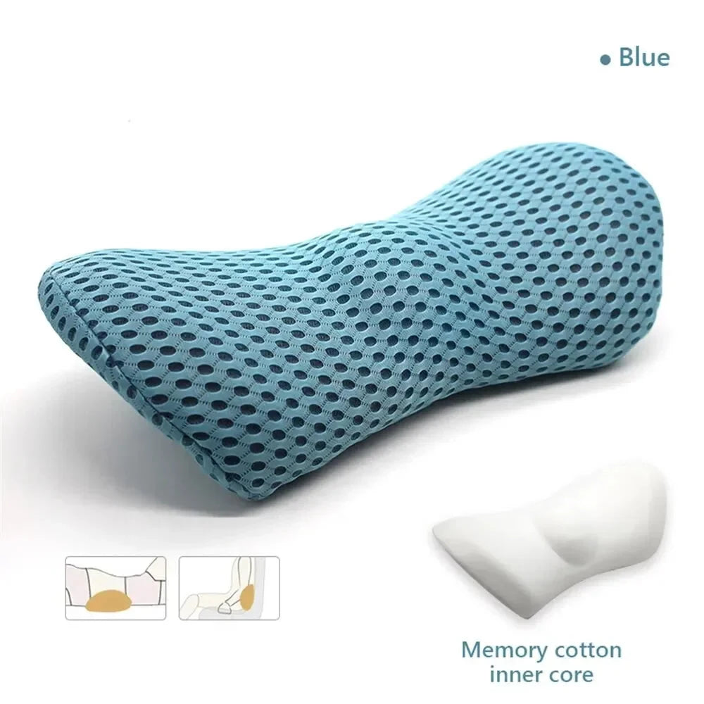 Breathable Memory Cushion Interior Accessories Bed Sleeping Pillow Car Seat Waist Pillow Lumbar Support Pillow Foam Car Cushion Econic Blanks