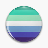 LGBT Rainbow Flag Button Pins Gay Lesbian Bisexual Trans Pansexual Symbol Tinplate Brooches Lapel Badges Backpack Jewelry 44mm Quick Pick Grocers