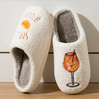 Aperol Spritz Women's Slippers Spritz O'Clock | Cozy Comfy Fluffy Slippers Party Bridal Shower Girl Mom Daughter Gift Purest Peak