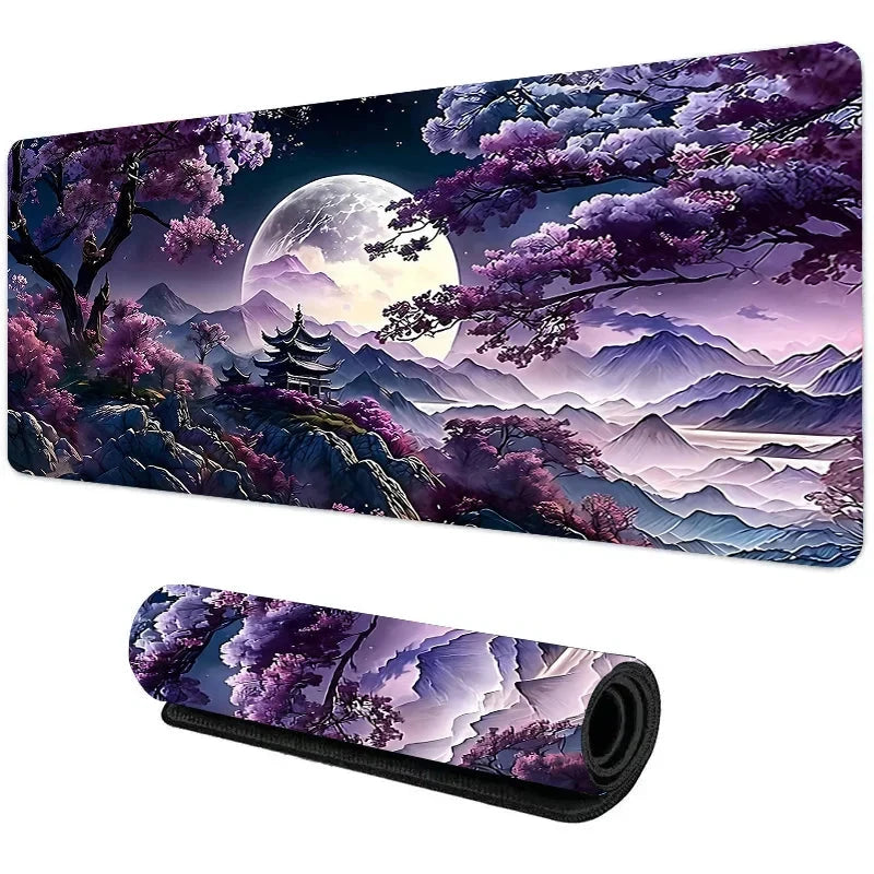 Night Moonlight large cool mouse pad laptop non-slip esports office desk mat game player mousepad mini PC desktop accessories Econic Blanks