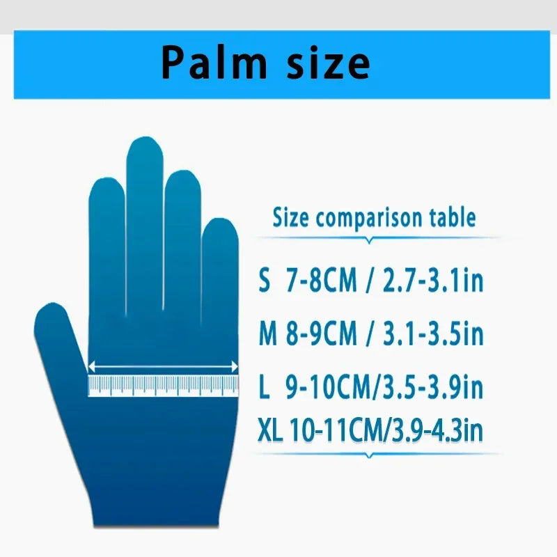 10-100PCS White Nitrile Disposable Gloves,Latex Free,Powder,Household Gloves for Cooking Food Safe Cleaning Work Glove Econic Blanks