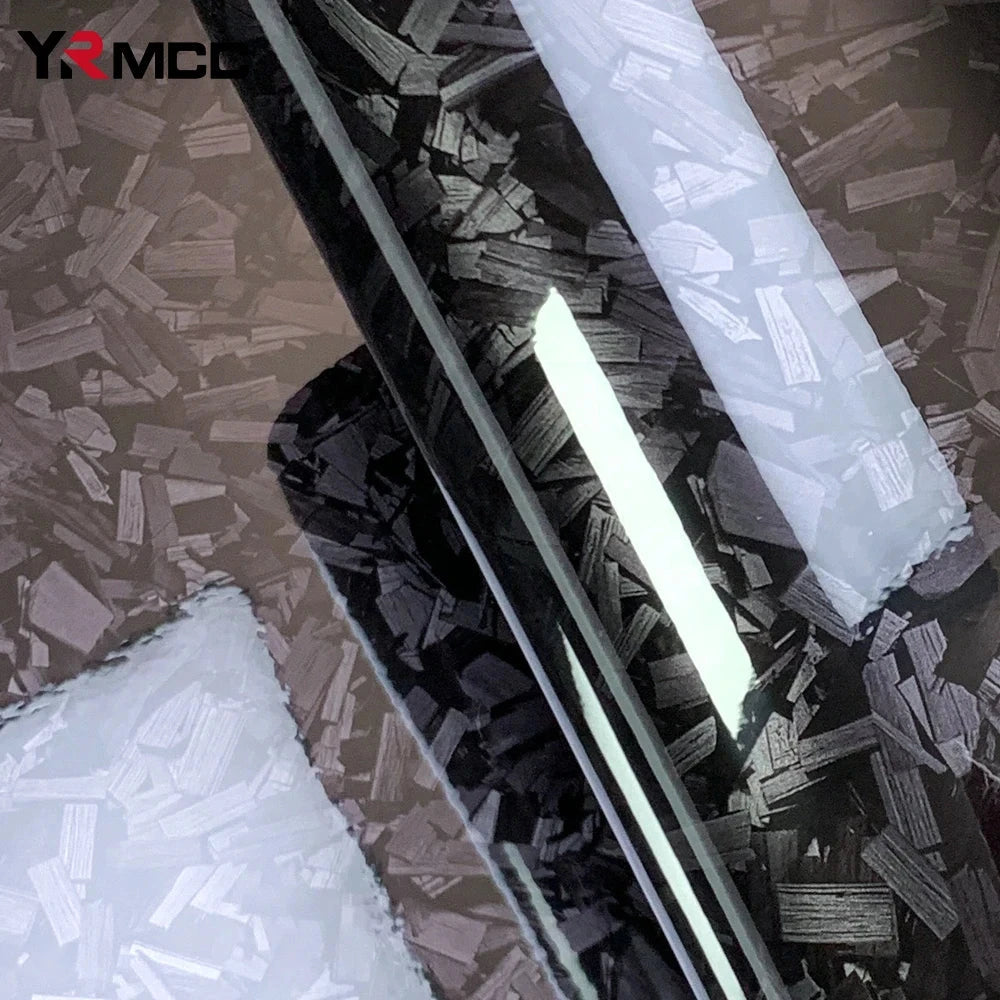 Glossy Black Carbon Fiber Vinyl Wrap Film – 3M Waterproof Car Sticker for DIY Auto Decoration & Protection Econic Blanks