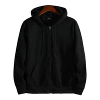 Zipper Hoodies Autumn Winter Men's New Long Sleeve Hooded Sweatshirt Fashion Casual Male Outfit Sportwear Loose Fit Clothes Quick Pick Grocers
