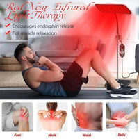 660nm 850nm Near Infrared Light Panel Red Light Lamp With Timer Face and Body Home Use Relief Pain Device with Adjustable Stand Quick Pick Grocers