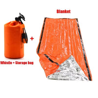Emergency Sleeping Bag Lightweight Waterproof Outdoor First Aid Kit Waterproof Compression Backpack Hiking Camping Bedding
